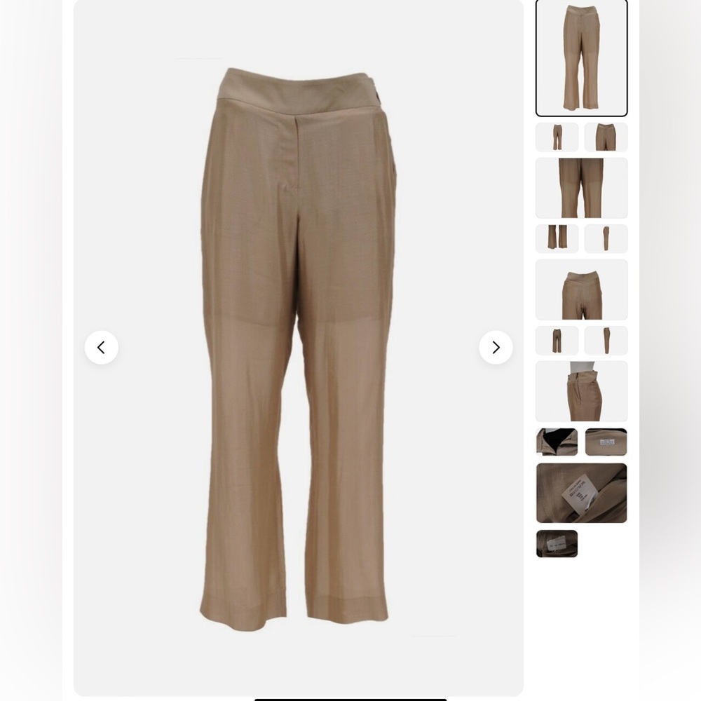 brunello cucinelli semi shear pants